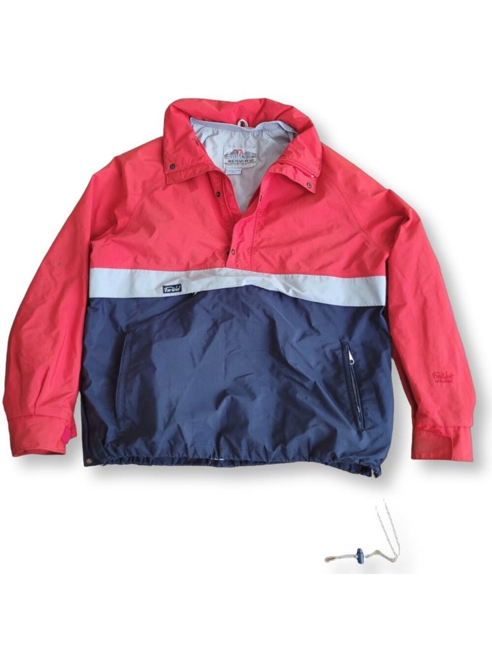 FARWEST Mountain Wear GORE-TEX Gorpcore Red Windbreaker Anorak XL